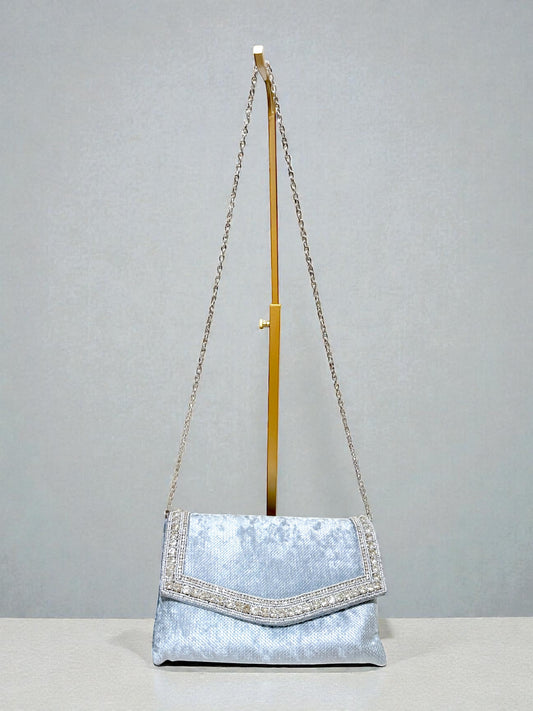 Shobha शोभा Crossbody Bag in Ice Blue