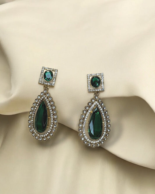 Ziya ضياء Earrings in Green