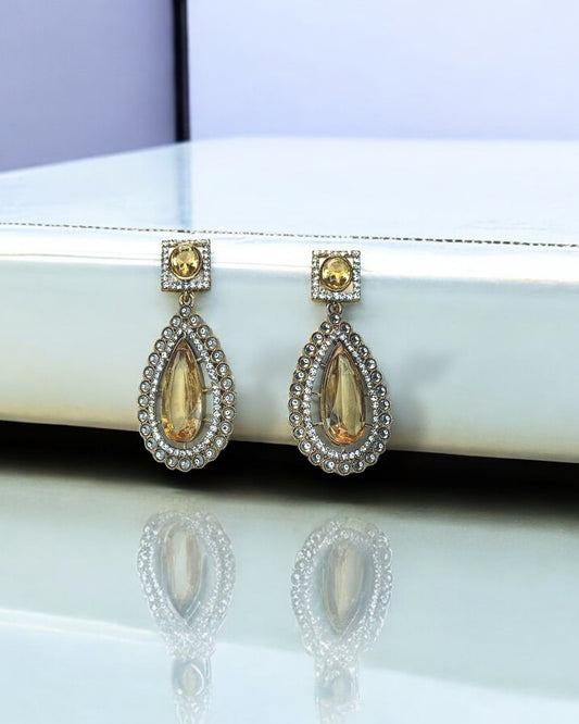 Ziya ضياء Earrings in Gold