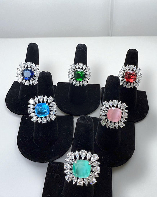 Saanvi सान्वी American Diamond Rings