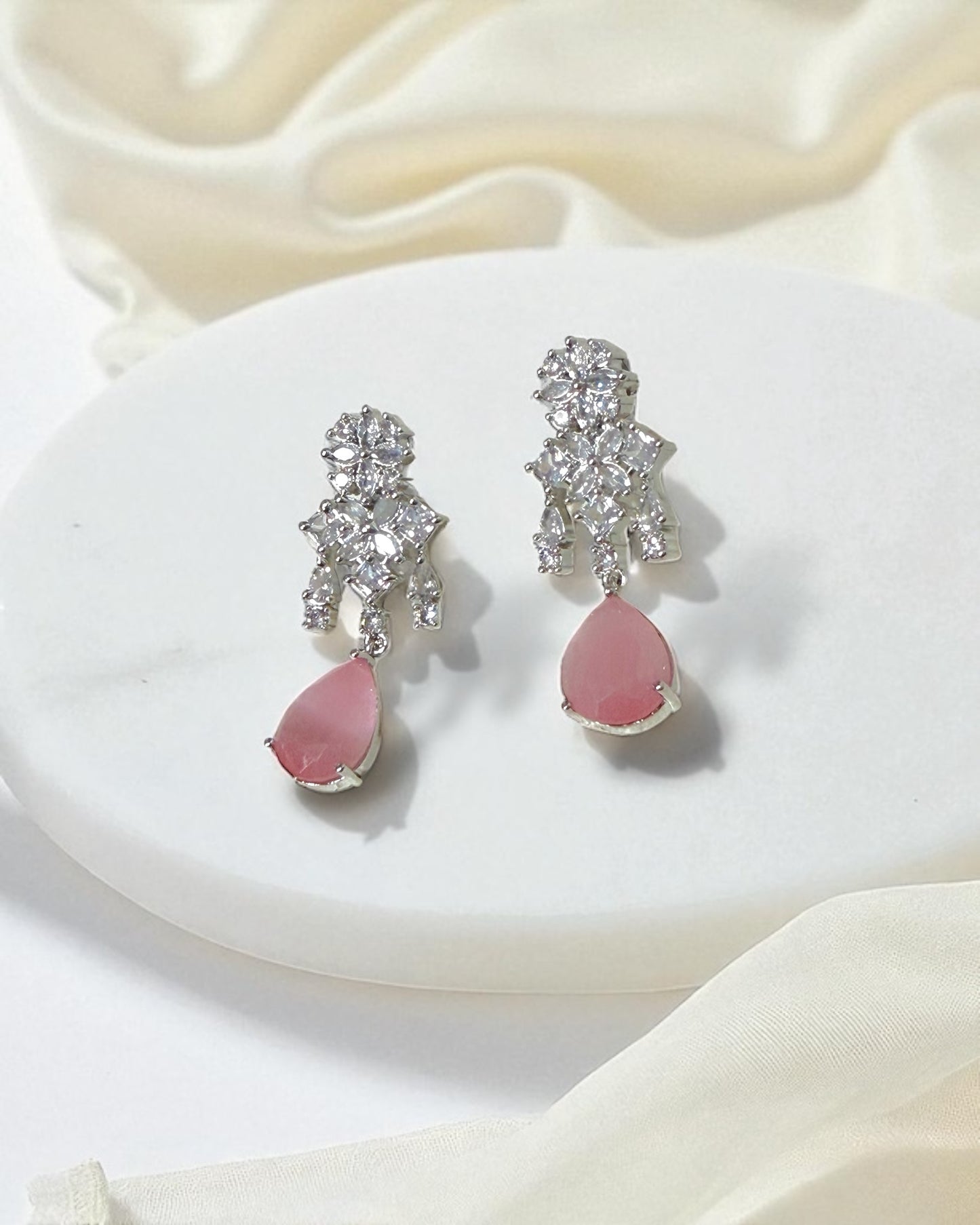 Samaira समायरा American Diamond Set in Pink
