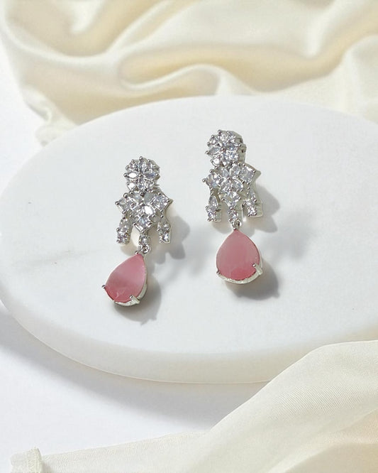 Samaira समायरा American Diamond Set in Pink