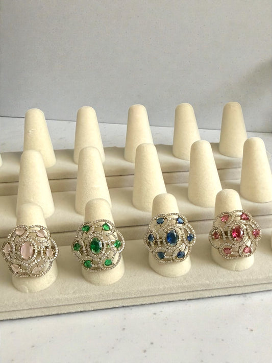 Ahana अहाना American Diamond Rings