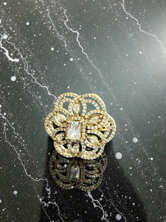Anika अनिका American Diamond Ring