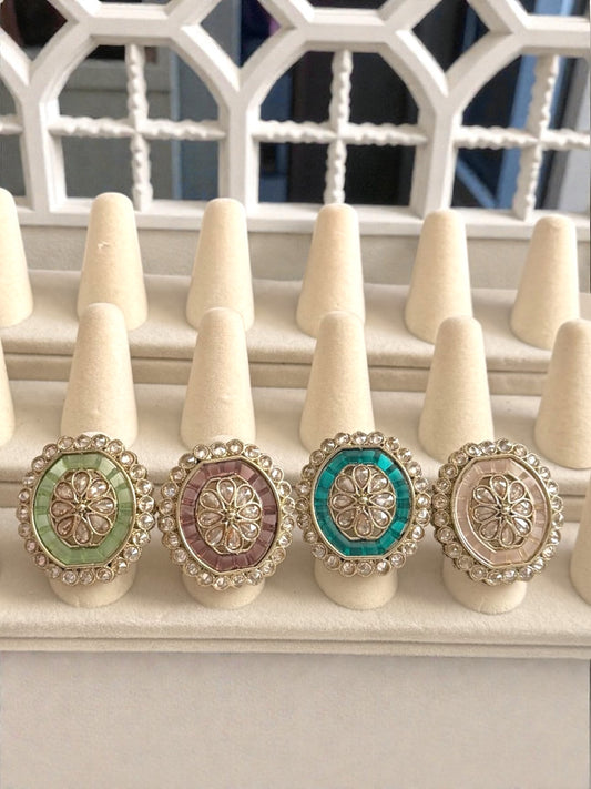 Safa صفاء Polki Rings