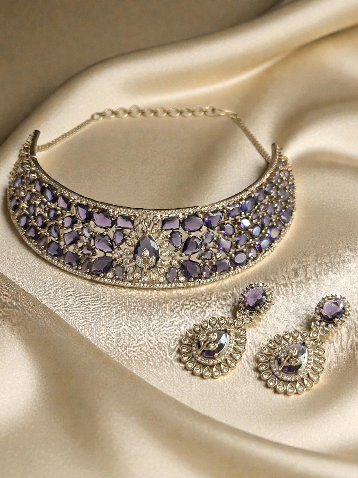 Rania رانية Stone Set in Purple