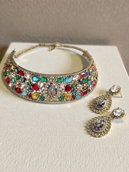 Rania رانية Stone Set in Multicolor