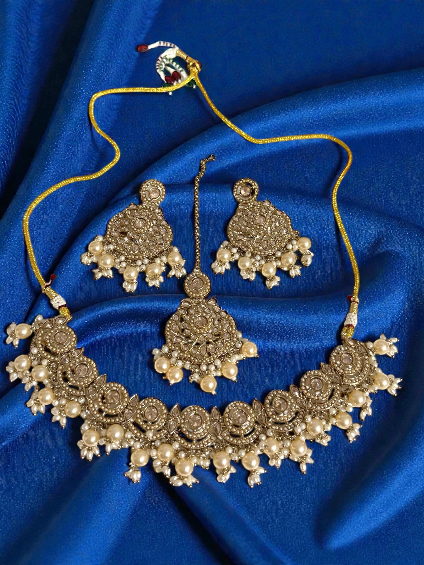 Kanza كنزة Polki Set in Gold