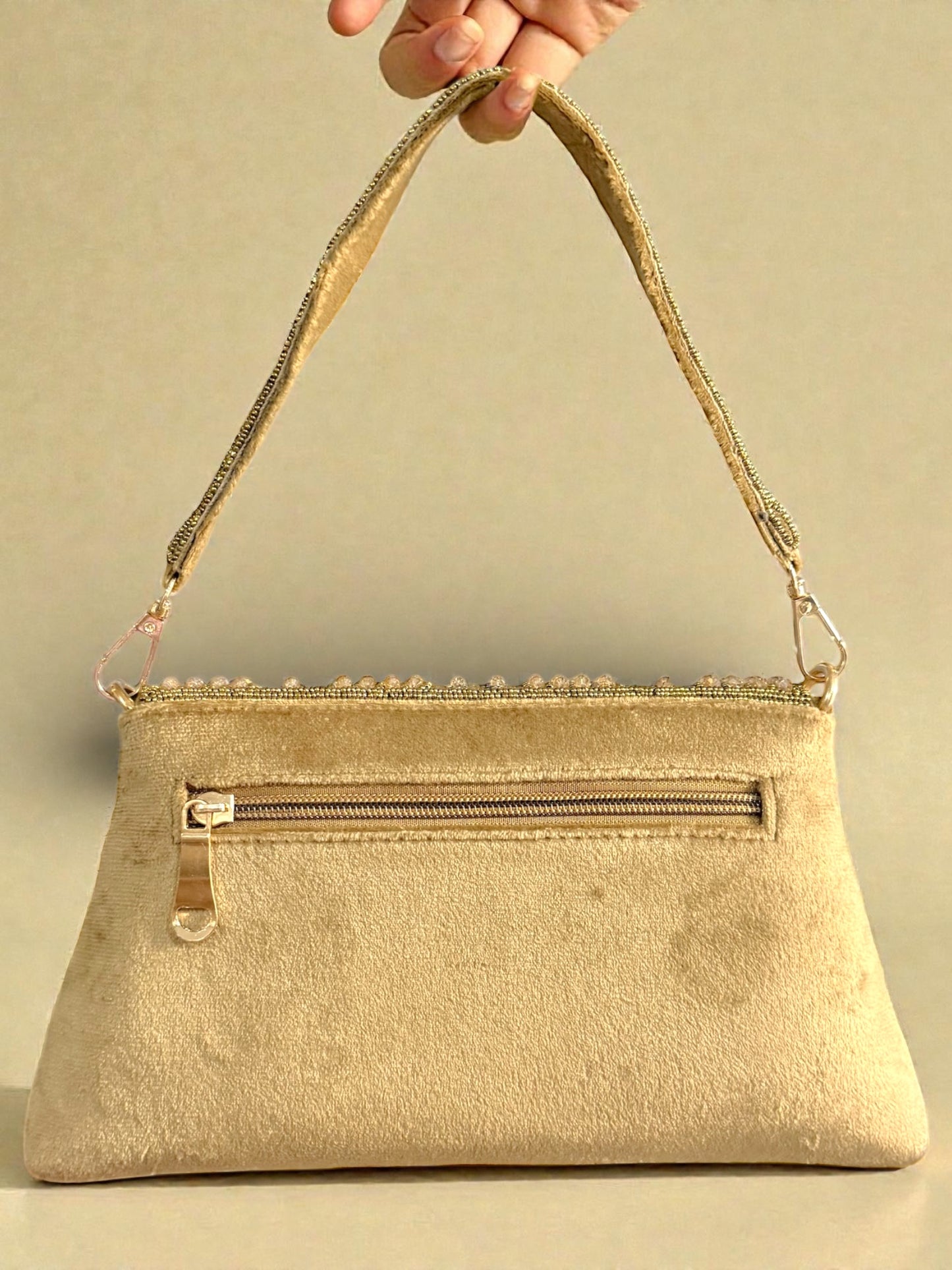 Misk مسك Handmade Bag in Antique Gold