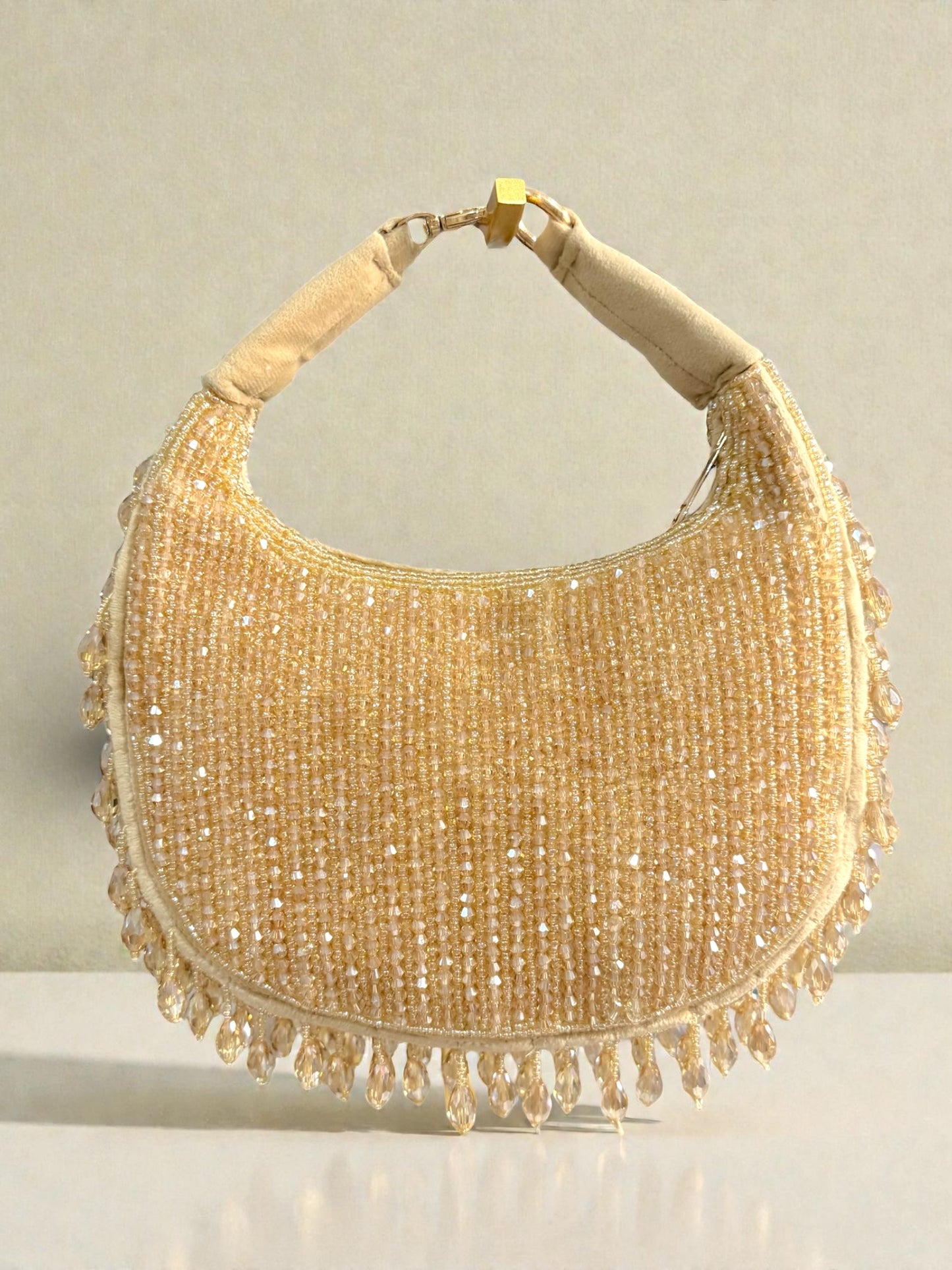 Maha مها Handmade Bag in Champagne Gold