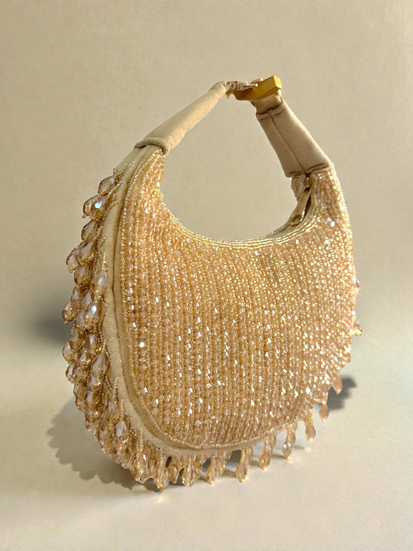 Maha مها Handmade Bag in Champagne Gold