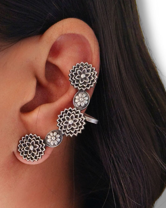 Aadi आदि Silver Plated Earring Cuffs