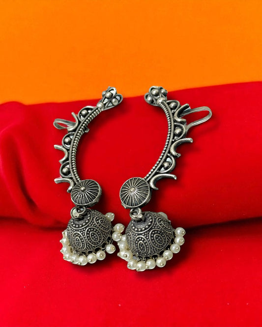 Ira ईरा Silver Plated Earring Cuffs