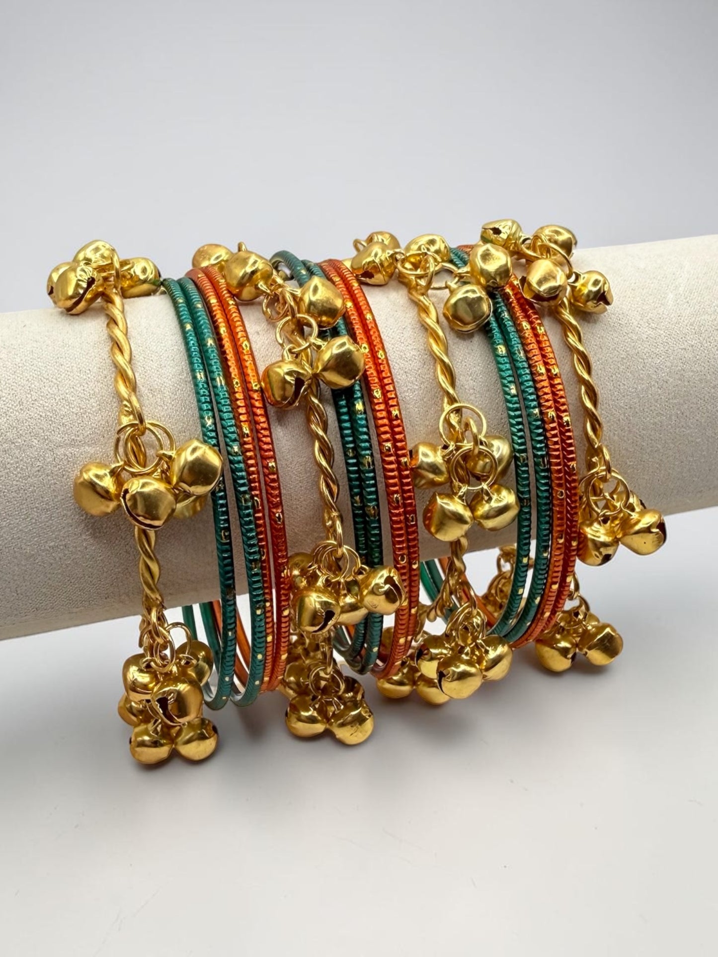 Marwa مروة Viral Kashmiri Ghungroo Kaday and Metal Bangles in Size 2.12