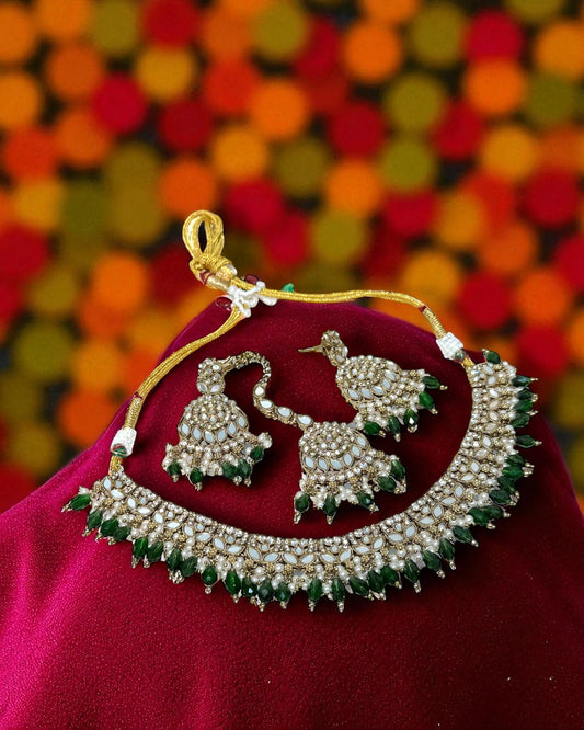 Firdaus فردوس Mirror Set in Green