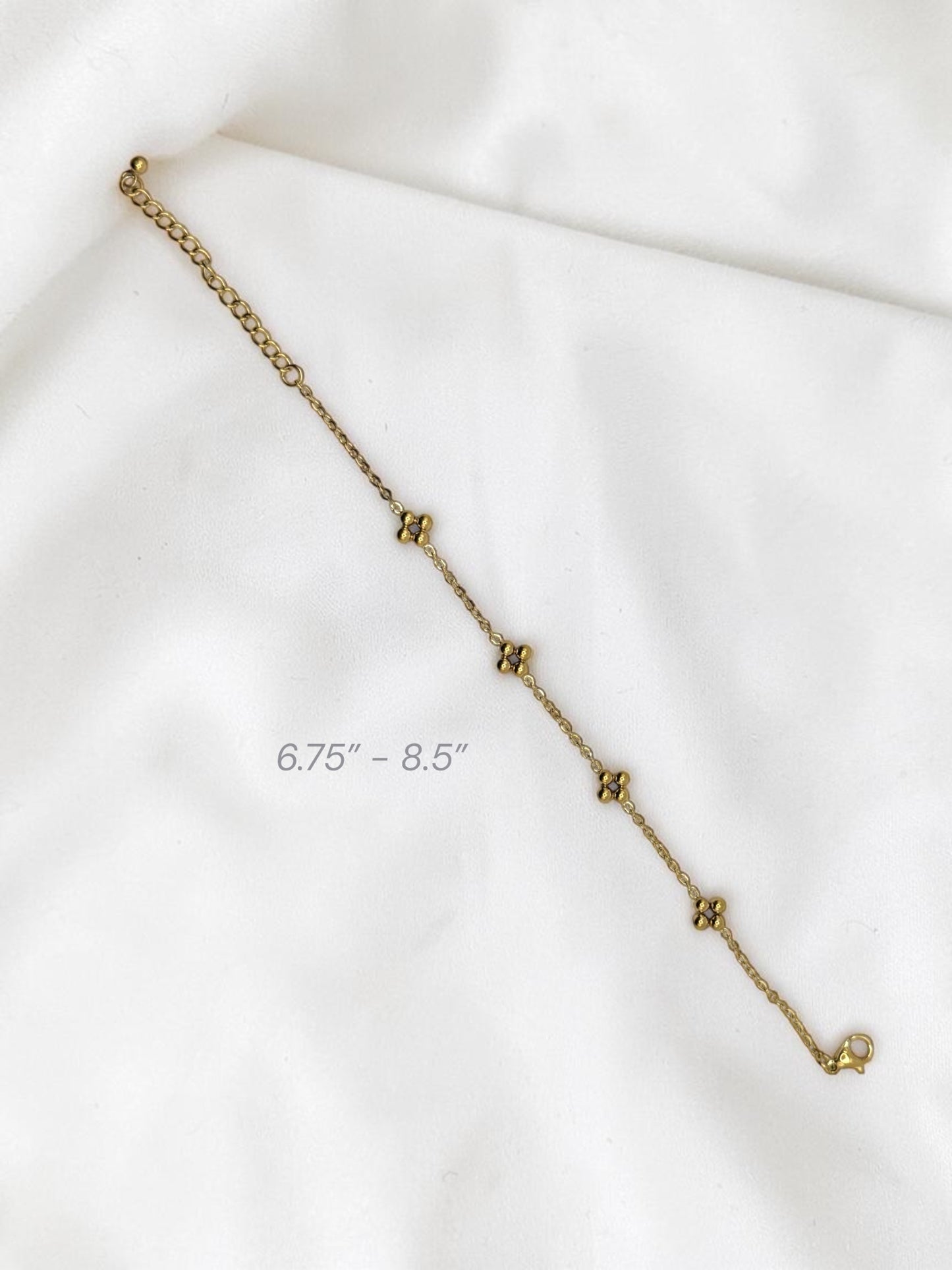 Henna حِنَّة Anklet in Gold for Kids - 18k Gold Plated and Stainless Steel