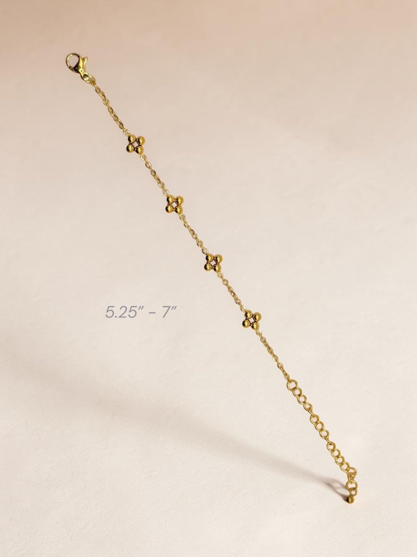 Henna حِنَّة Anklet in Gold for Babies - 18k Gold Plated and Stainless Steel