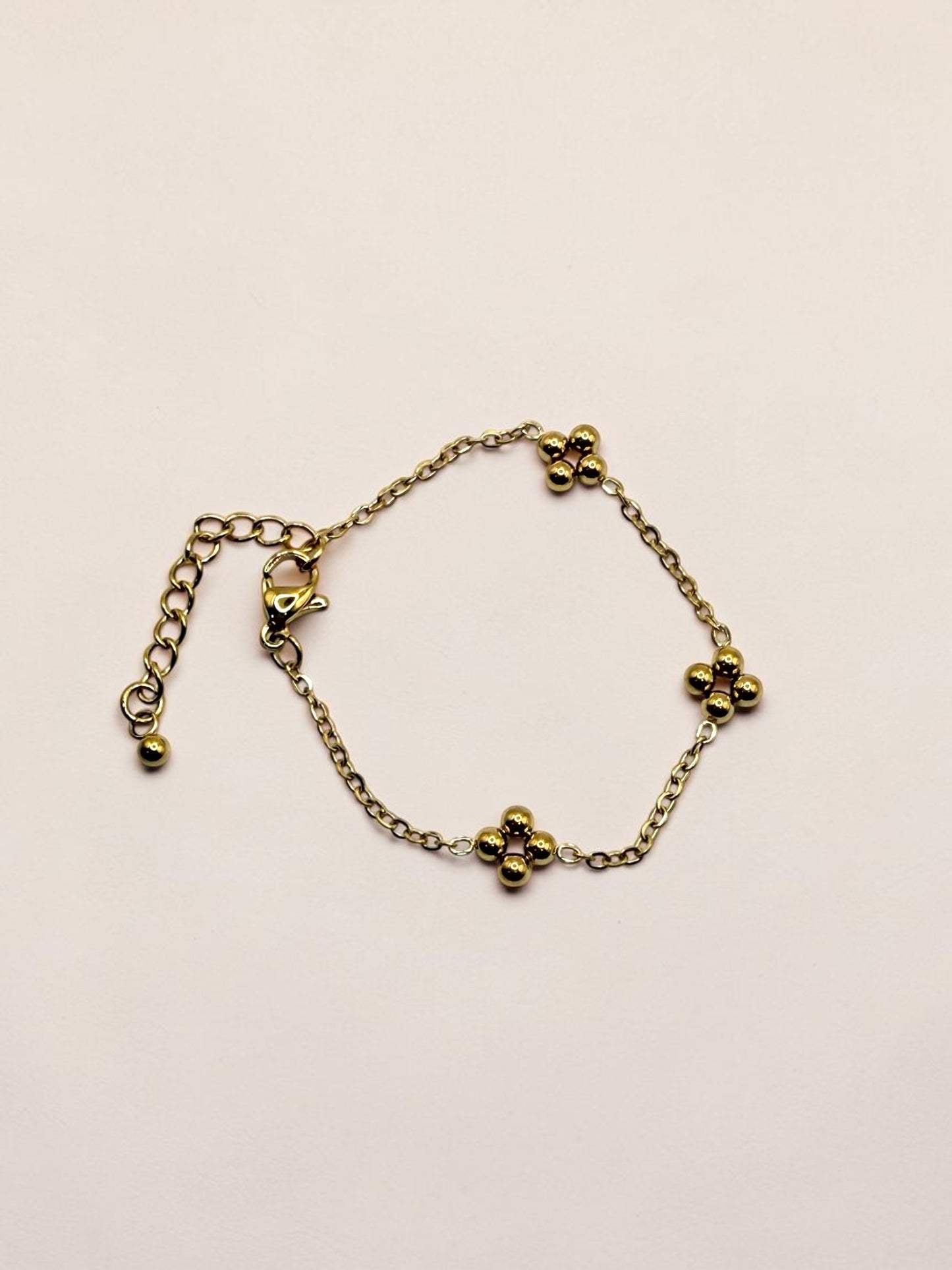 Henna حِنَّة Bracelet in Gold for Babies - 18k Gold Plated and Stainless Steel