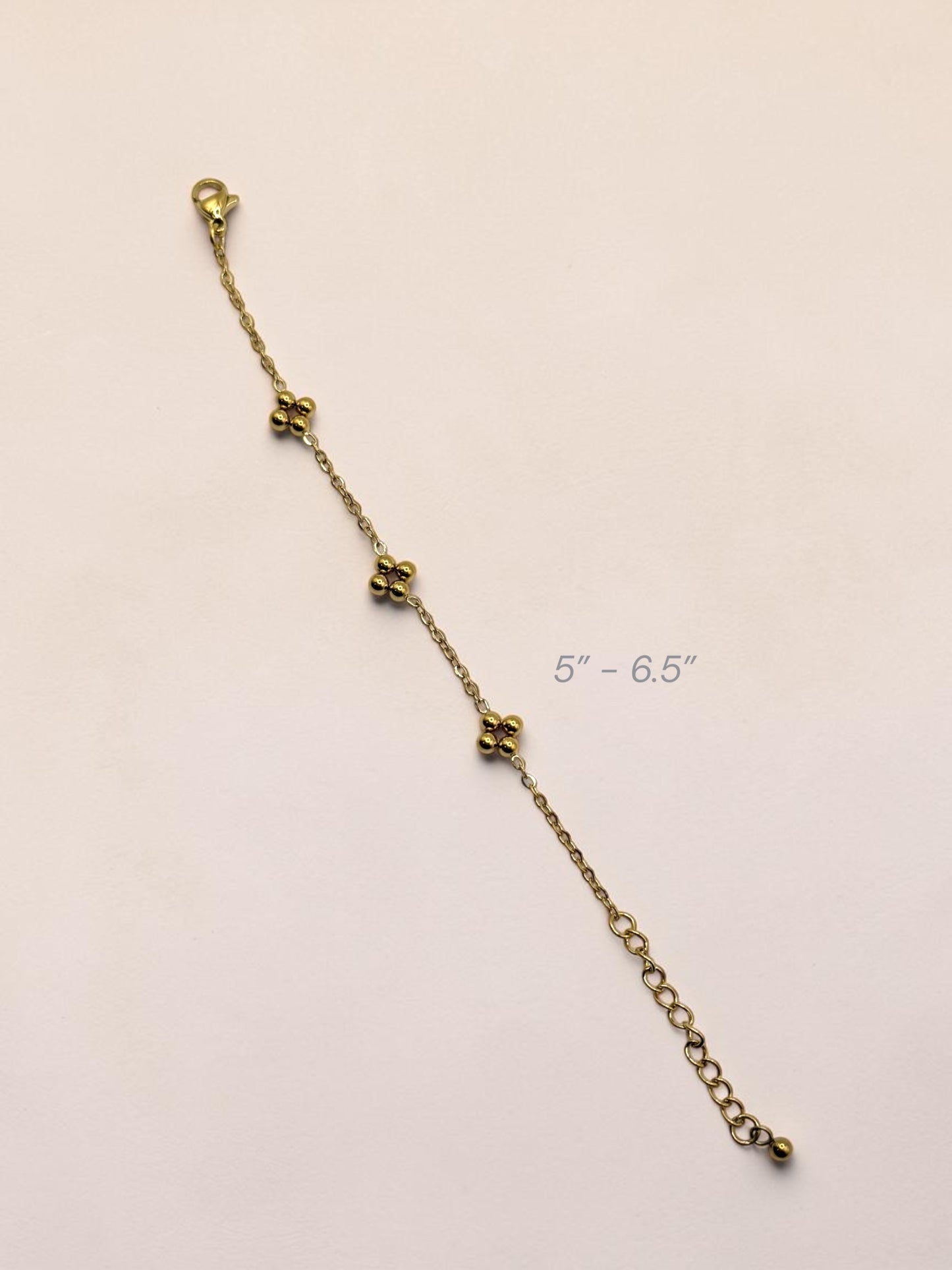 Henna حِنَّة Bracelet in Gold for Babies - 18k Gold Plated and Stainless Steel