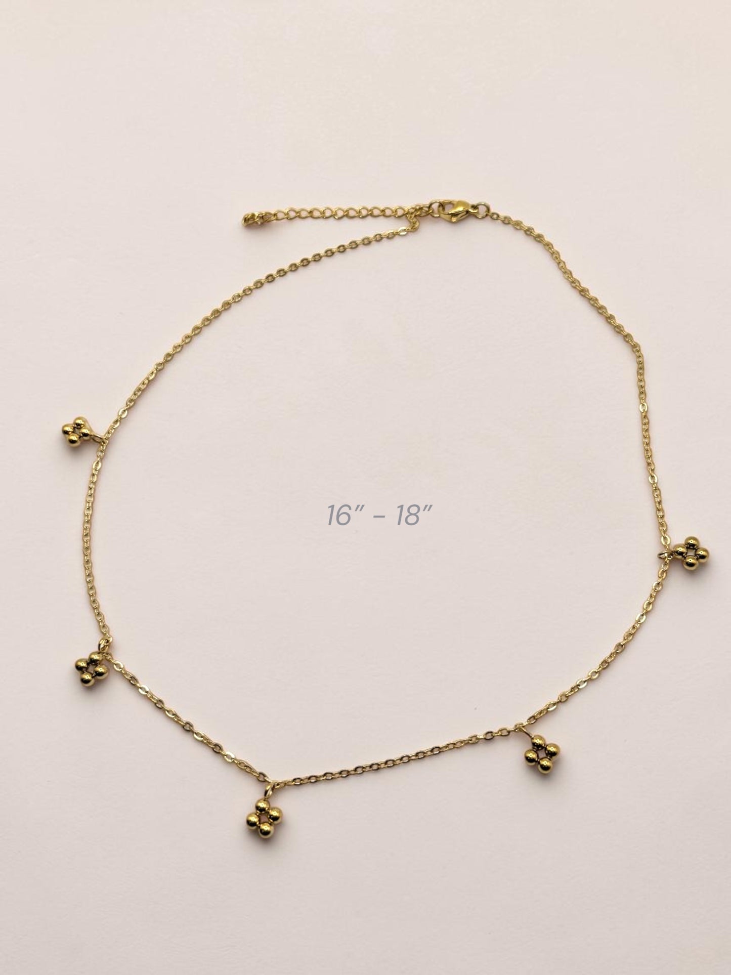 Henna حِنَّة Necklace in Gold - 18k Gold Plated and Stainless Steel