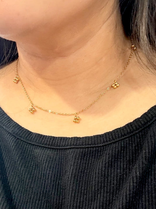 Henna حِنَّة Necklace in Gold - 18k Gold Plated and Stainless Steel