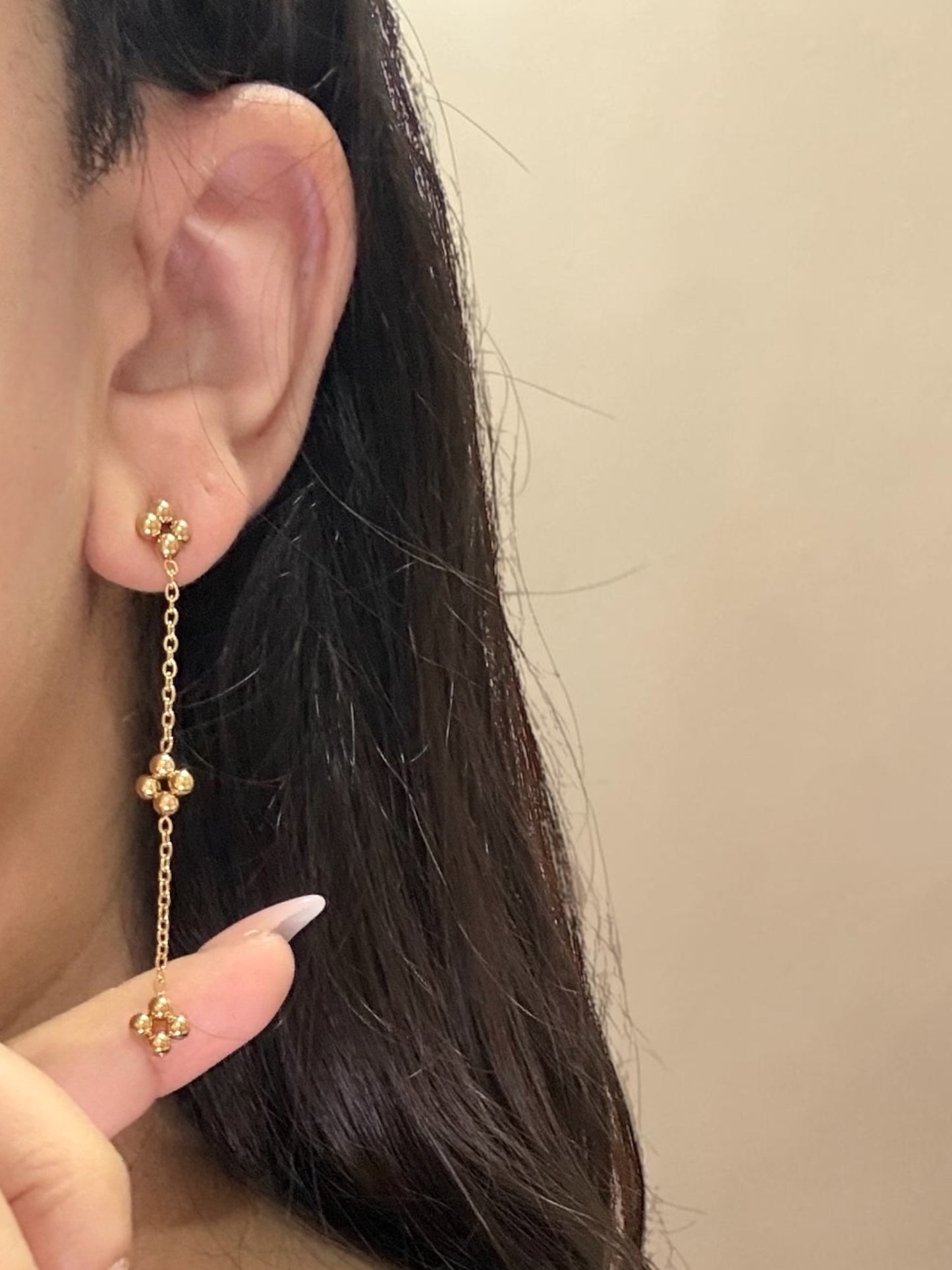 Henna حِنَّة Earrings in Gold - 18k Gold Plated and Stainless Steel